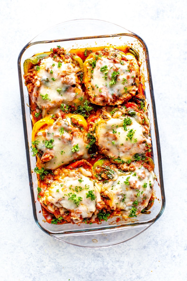 Lasagna Stuffed Peppers