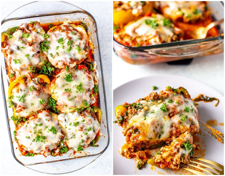 Lasagna Stuffed Peppers