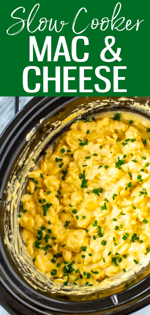 The secret to the Creamiest Slow Cooker Mac and Cheese is evaporated milk - it's ultra creamy and velvety, and cooks on low in one pot! #slowcooker #macandcheese