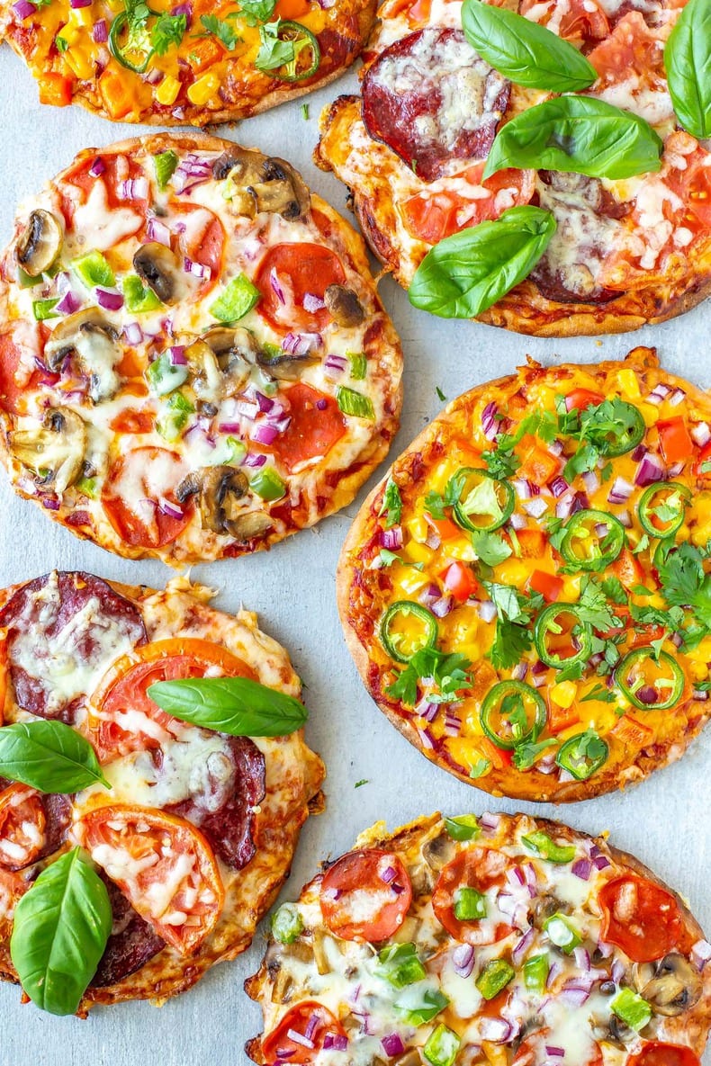 Pita Pizza 3 Ways