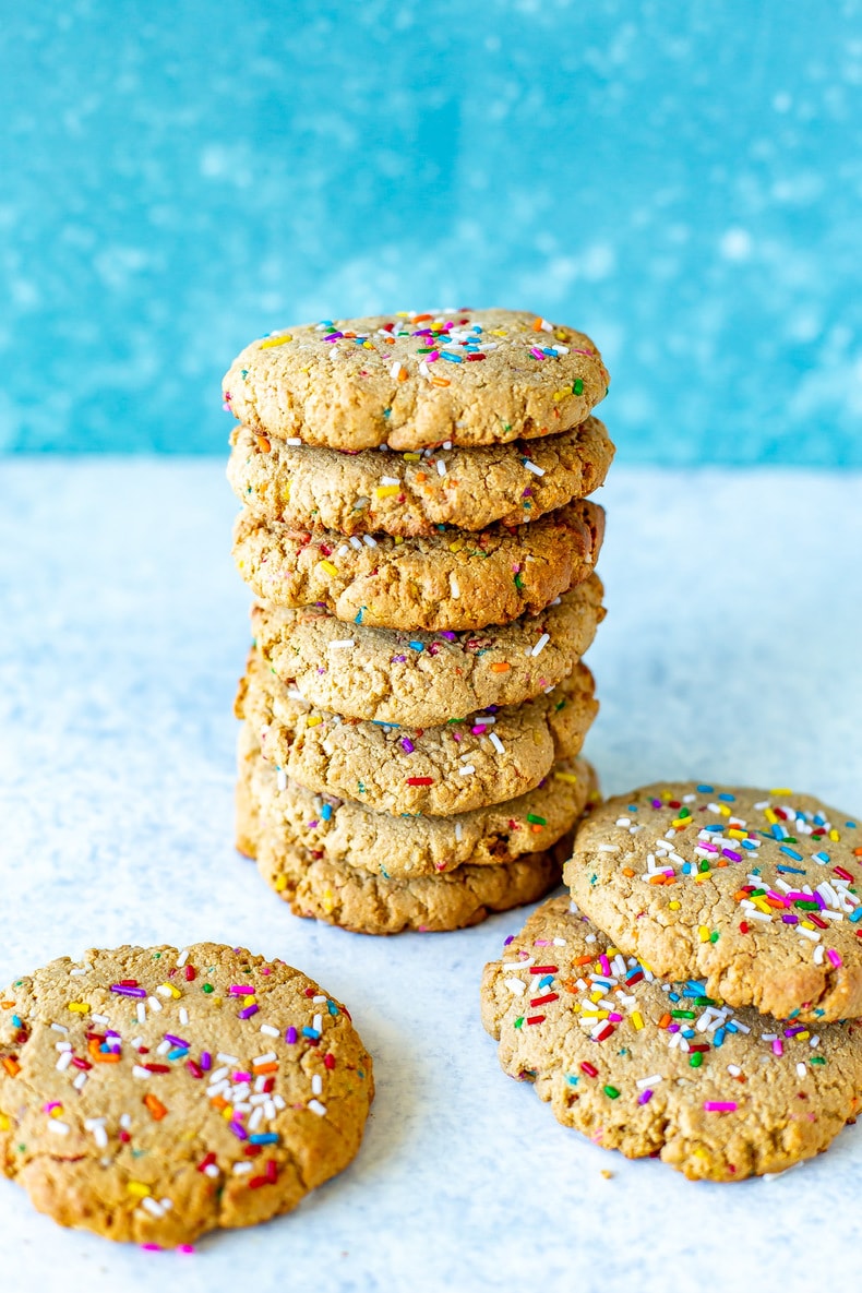 Nut-free Funfetti Protein Cookies