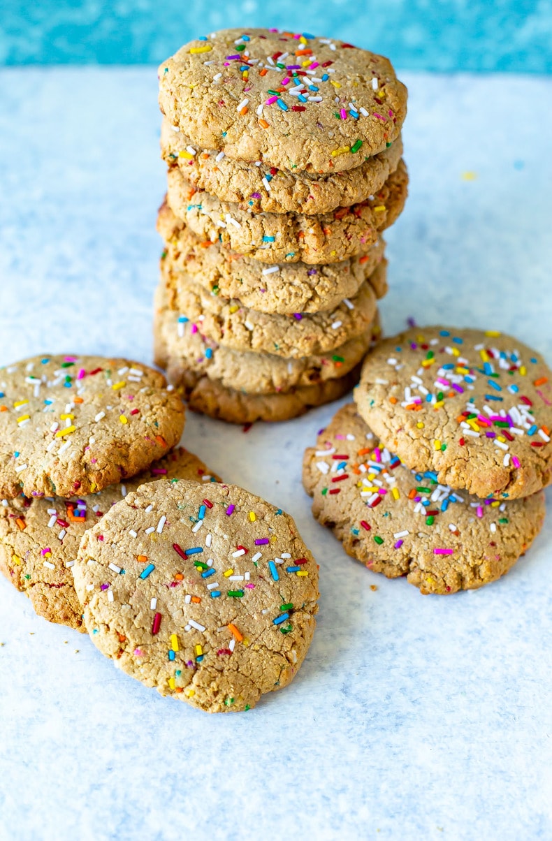 Nut-free Funfetti Protein Cookies