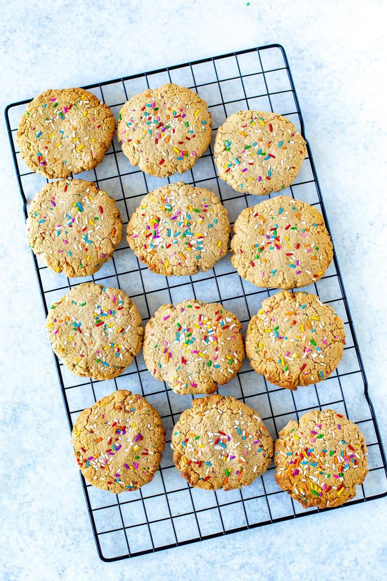 Nut-free Funfetti Protein Cookies