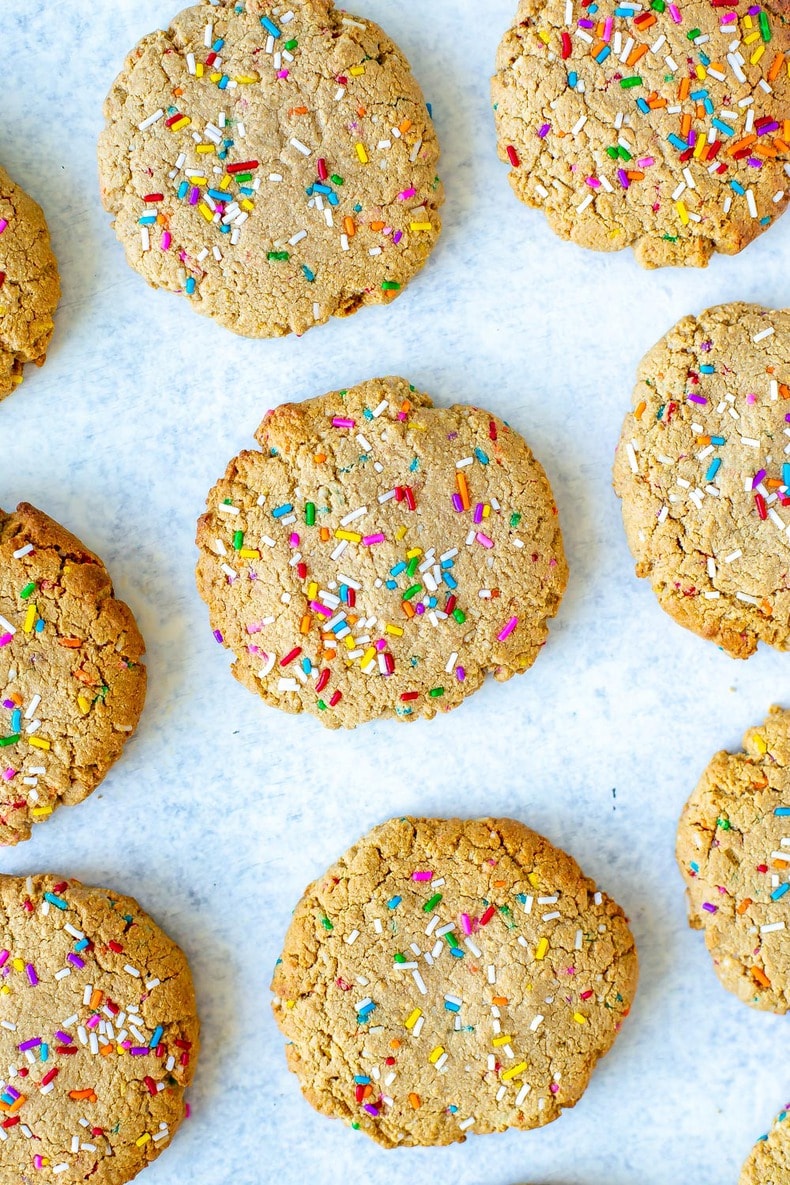 Nut-free Funfetti Protein Cookies