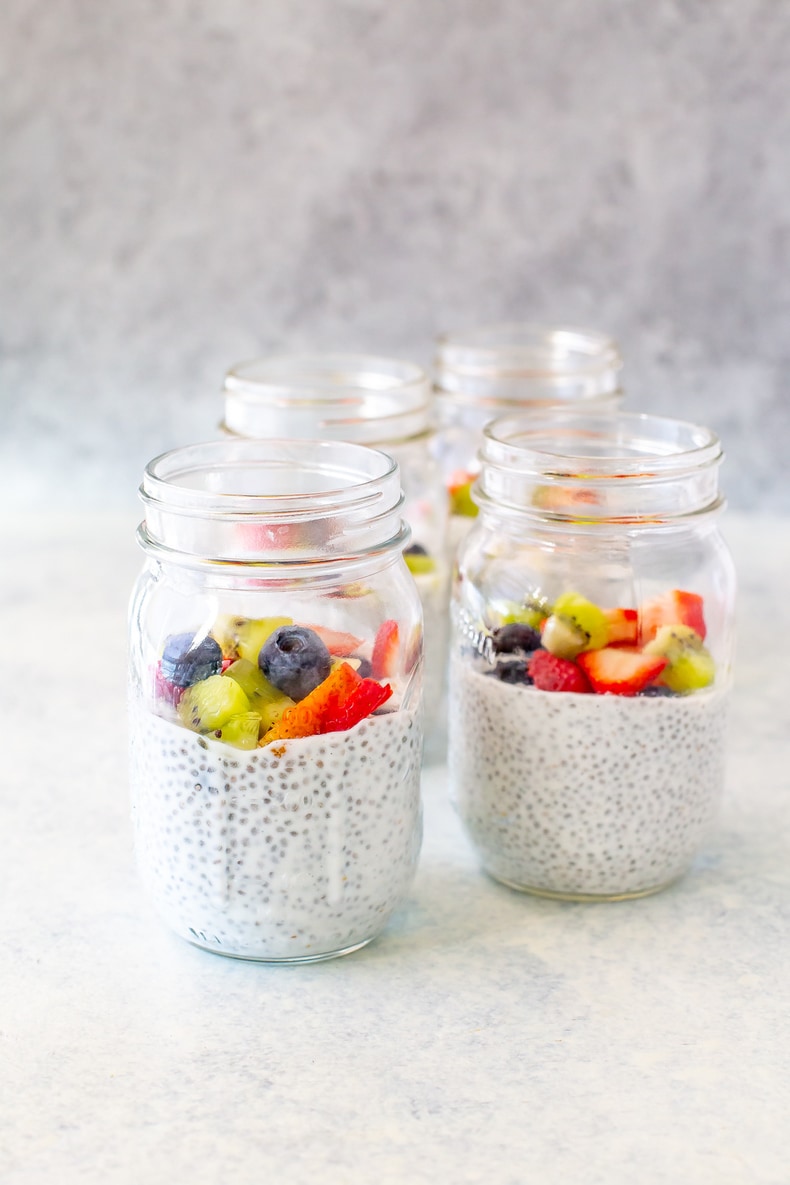 4-Ingredient Chia Pudding {High Protein} - The Girl on Bloor