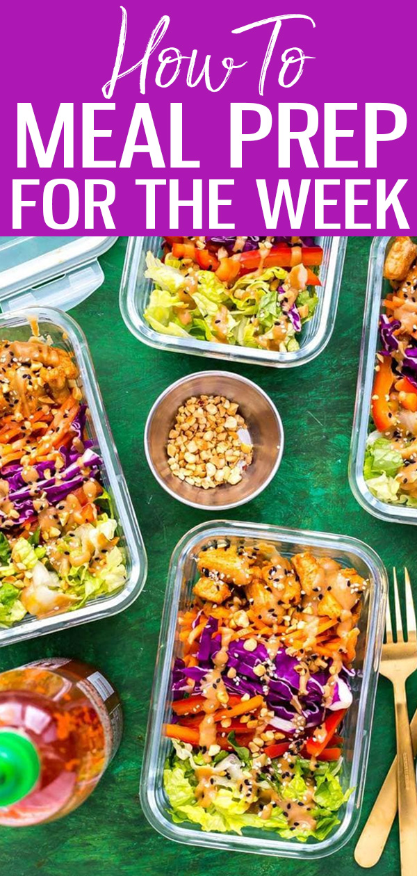 When you know how to meal prep, your life becomes SO much easier! Stick to this weekly meal prep routine to save time and money. #mealprep