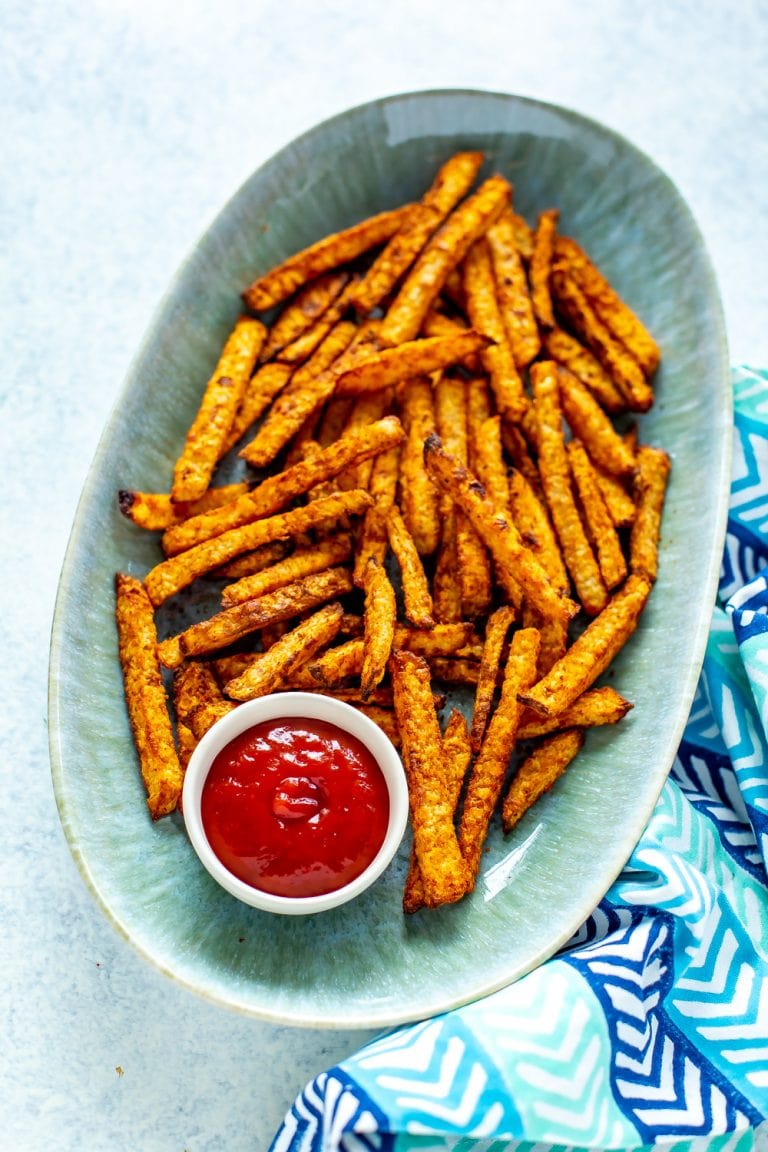 Crispy Air Fryer Jicama Fries {Low Carb} The Girl on Bloor