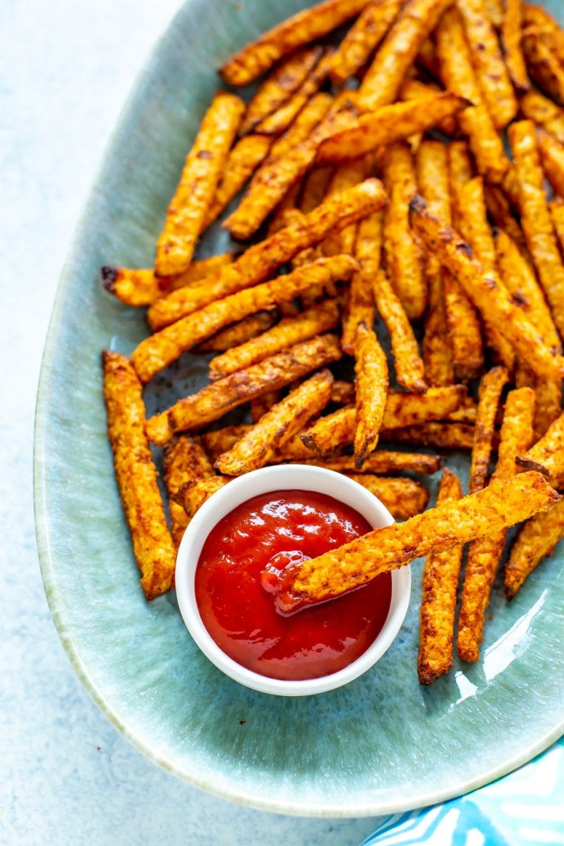 Low Carb Jicama Fries {Oven + Air Fryer} The Girl on Bloor