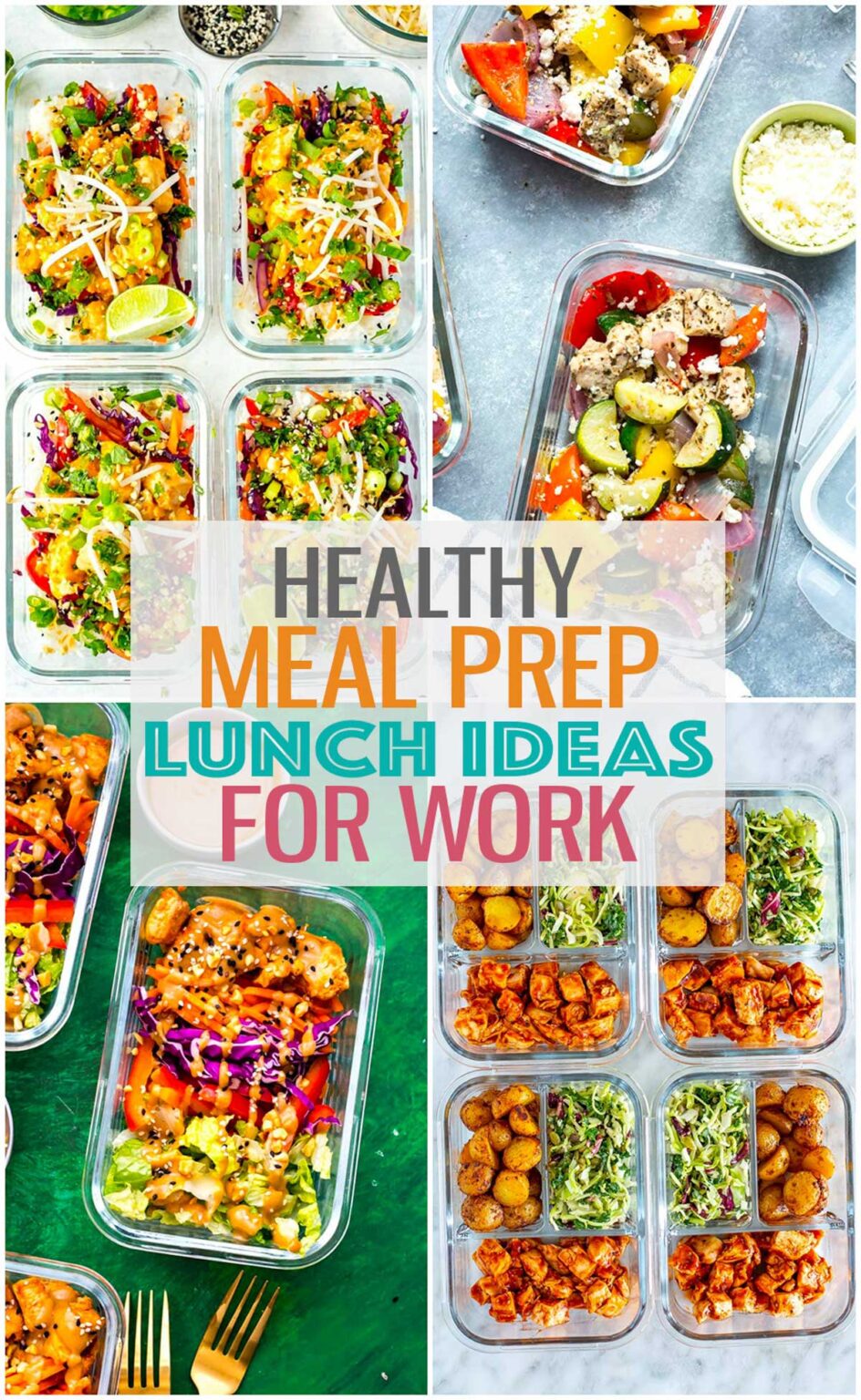 40+ Healthy Meal Prep Lunch Ideas for Work - The Girl on Bloor