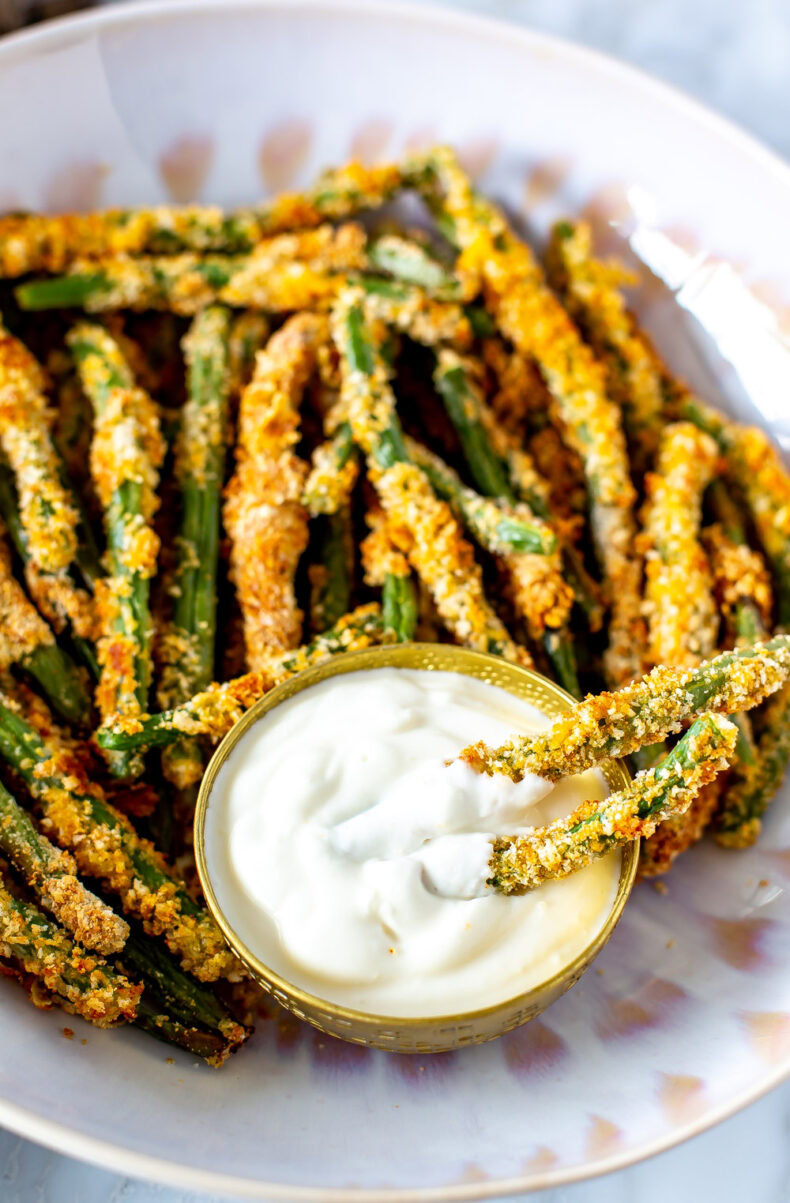 Crispy Green Bean Fries {Air Fryer or Oven} The Girl on Bloor