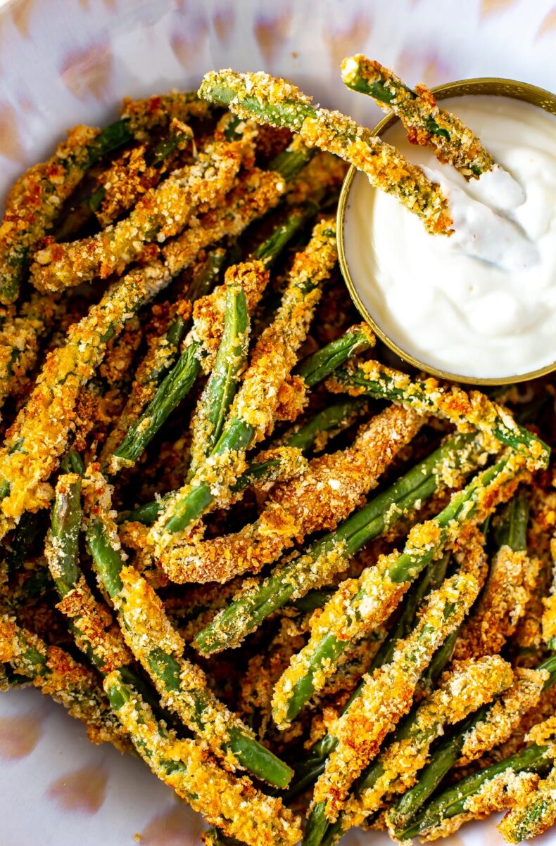 Crispy Green Bean Fries {Air Fryer or Oven} The Girl on Bloor