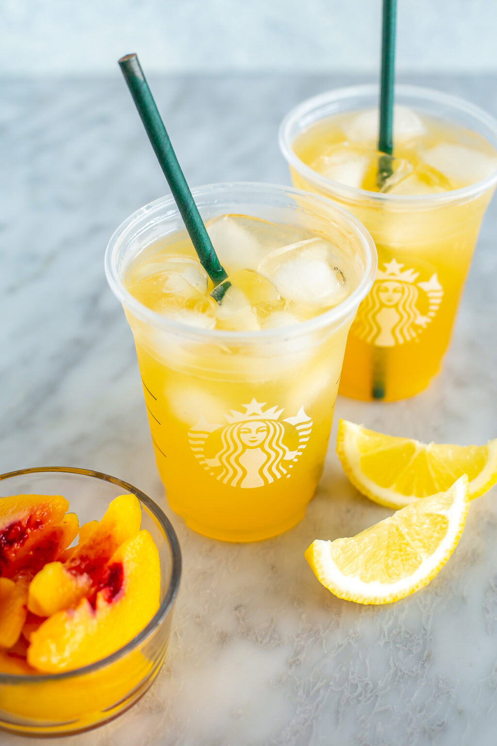 Starbucks Iced Peach Green Tea Lemonade The Girl on Bloor