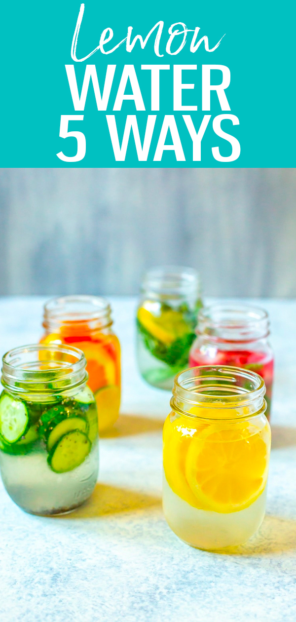 These Lemon Water Recipes are the best way to start your day! They’re super refreshing and provide plenty of health benefits. #lemonwater #infusedwater