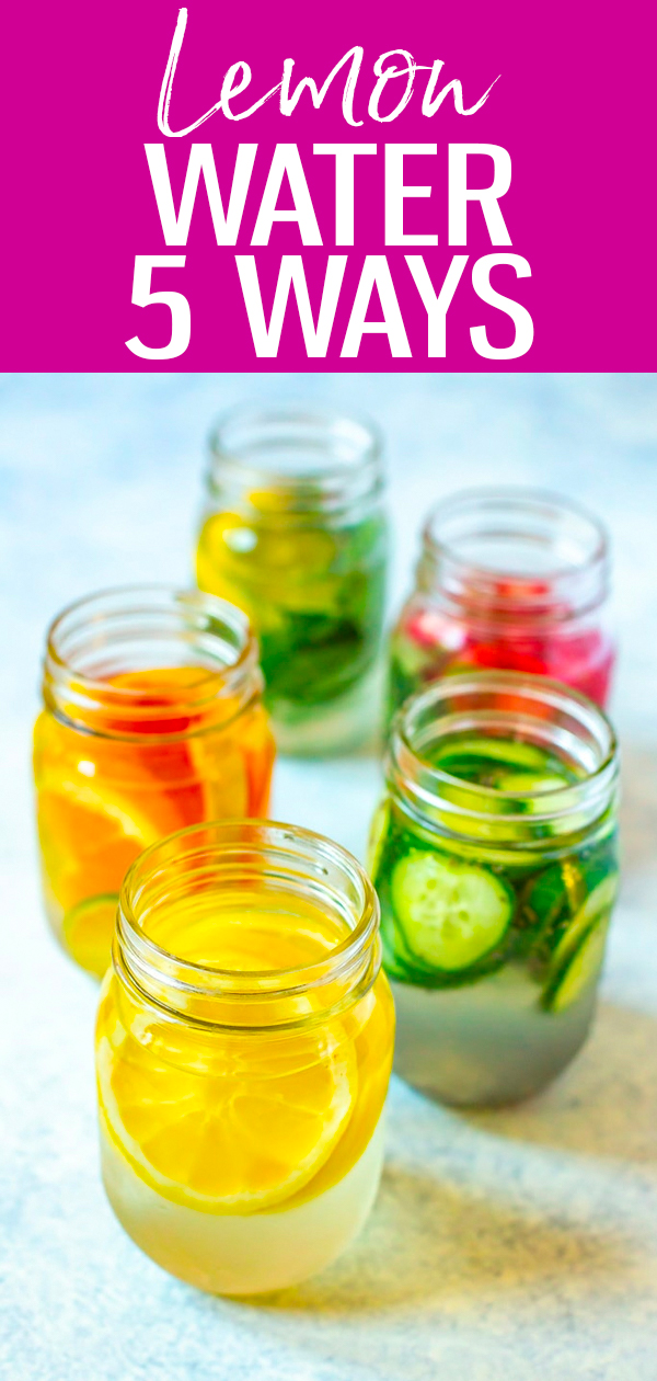These Lemon Water Recipes are the best way to start your day! They’re super refreshing and provide plenty of health benefits. #lemonwater #infusedwater