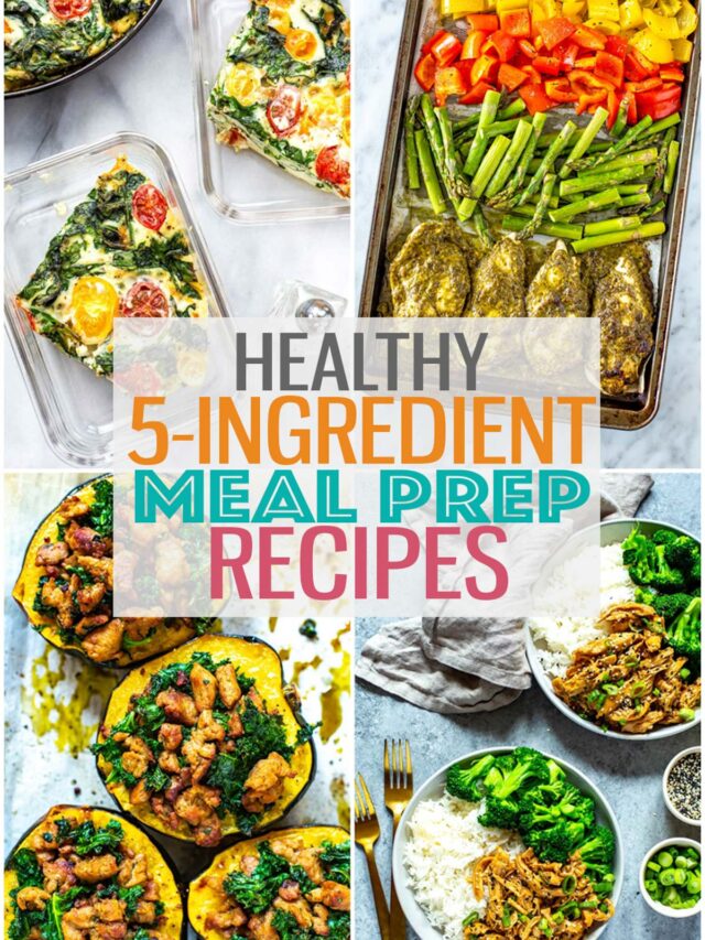 Healthy 5 Ingredient Meal Prep Recipes - The Girl on Bloor