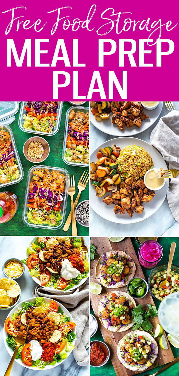 Here are the best meal prep containers and food storage tips to keep your food fresh - plus, a free meal prep plan to put them into practice! #foodstorage #mealprep #mealplan