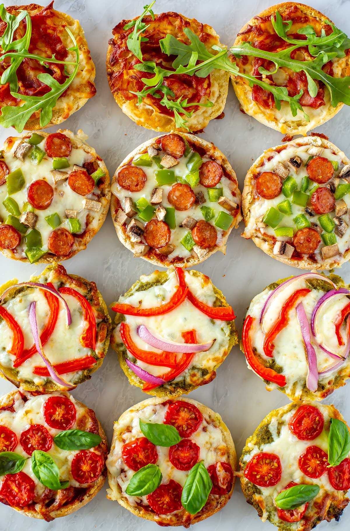 English Muffin Pizza Recipe {Fast & Easy} - The Girl on Bloor