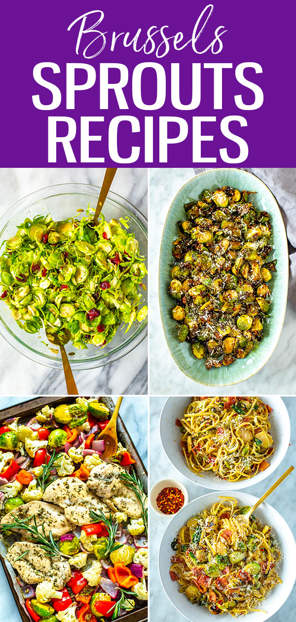 Ditch boring steamed brussels sprouts and make these delicious and easy recipes instead. Everyone, including picky eaters, will love them! #brusselssprouts