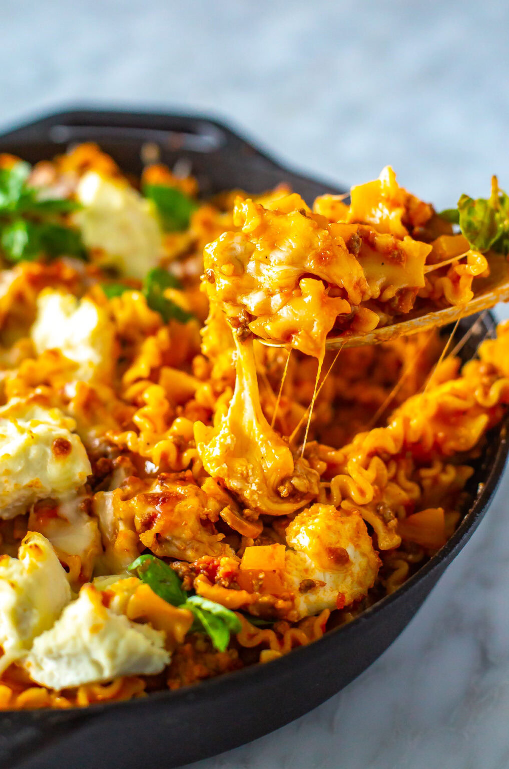 One Pot Skillet Lasagna Recipe {30 Minutes} The Girl on Bloor