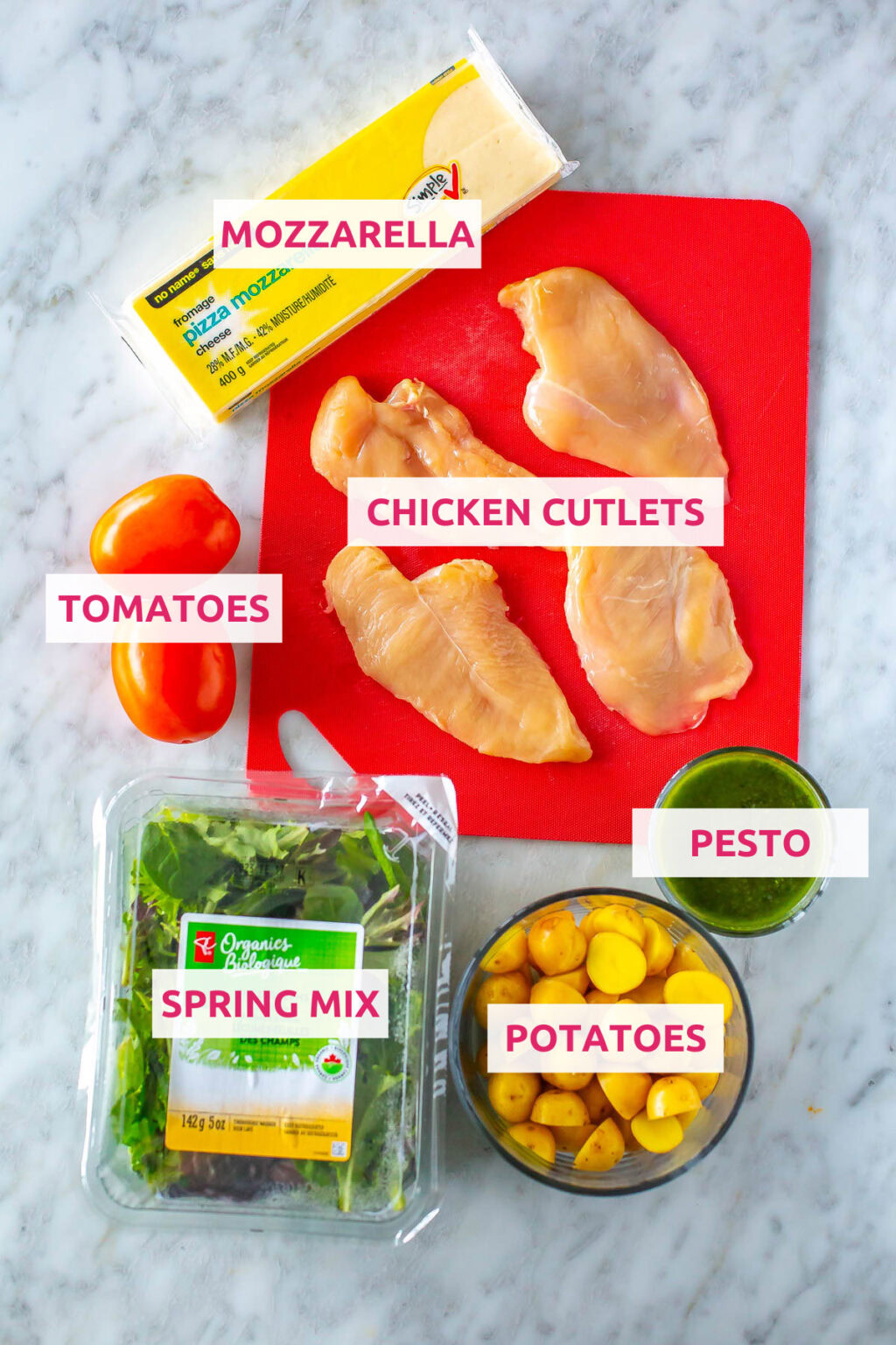 Baked Pesto Chicken Dinner {Sheet Pan} The Girl on Bloor