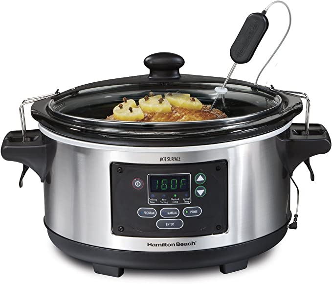 A programmable slow cooker.
