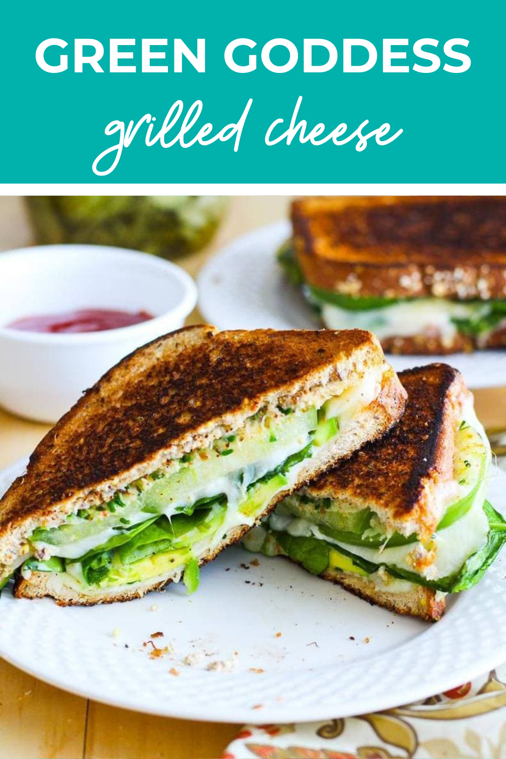 Green Goddess Grilled Cheese Sandwiches