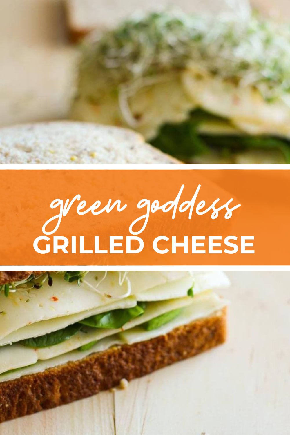 Green Goddess Grilled Cheese Sandwiches