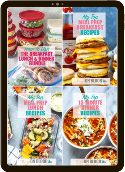 Breakfast lunch and dinner ebook bundle