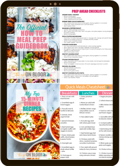 Guidebook, Dinner Prep & Quickstart Template Bundle