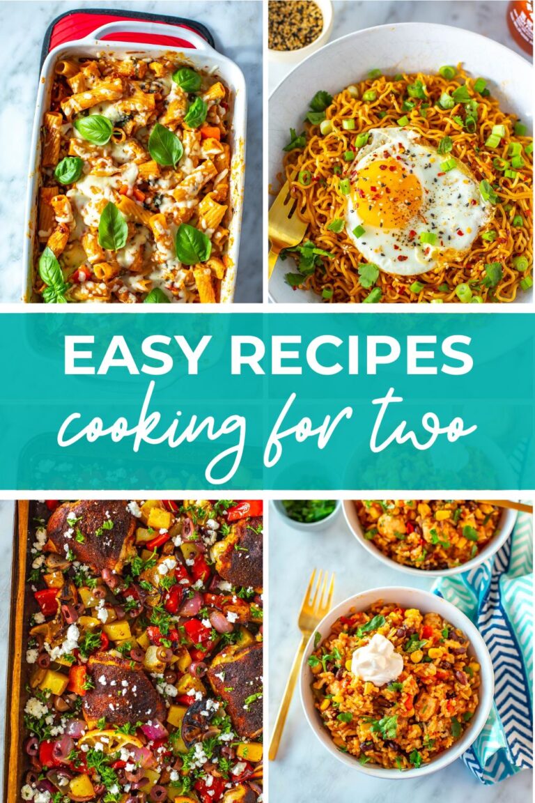 Cooking for Two Easy Recipes + Meal Plan - The Girl on Bloor