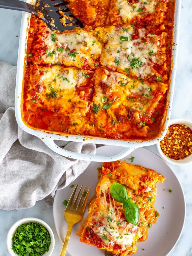 Easiest Vegetarian Lasagna The Girl on Bloor