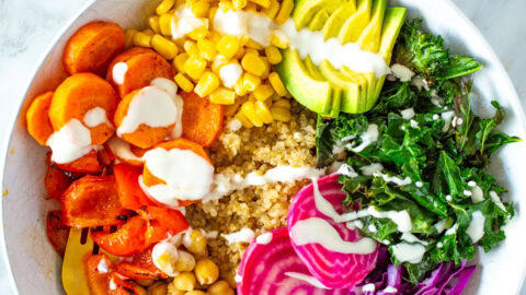 Ultimate Rainbow Veggie Bowl - The Girl on Bloor