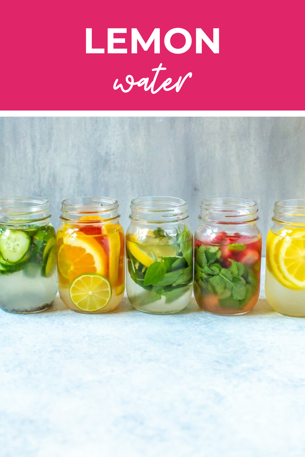 How to Make Lemon Water