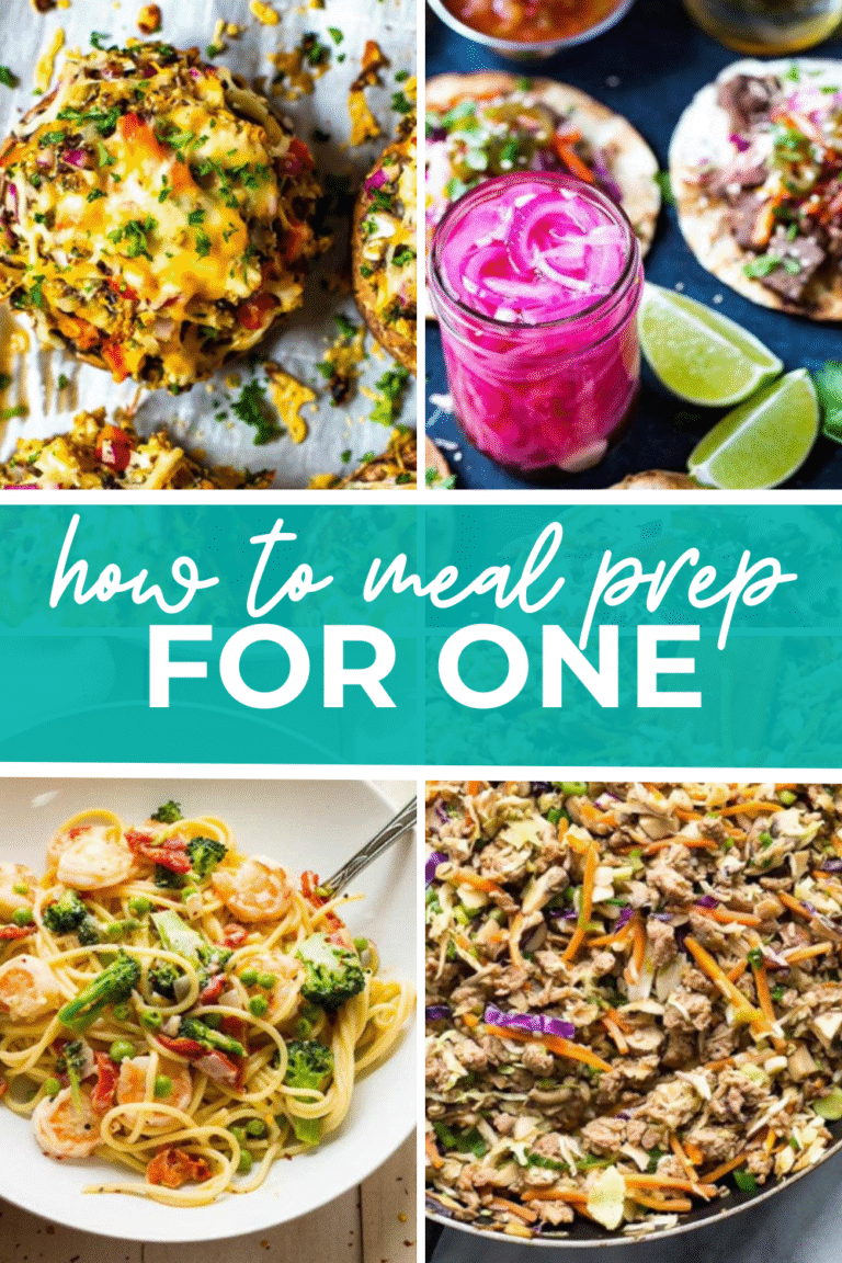 Meal Prep for One {Cooking for One Recipes} - The Girl on Bloor