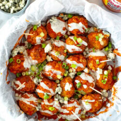Buffalo chicken meatballs