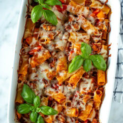 Sausage pasta bake