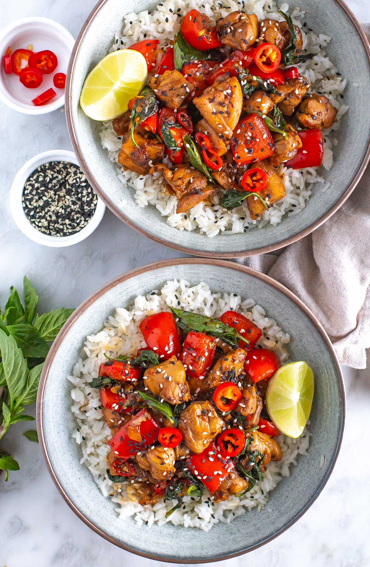 Thai basil chicken