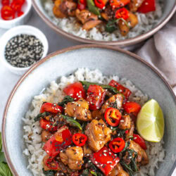 Thai basil chicken