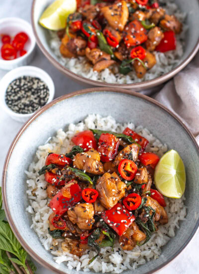 Thai basil chicken