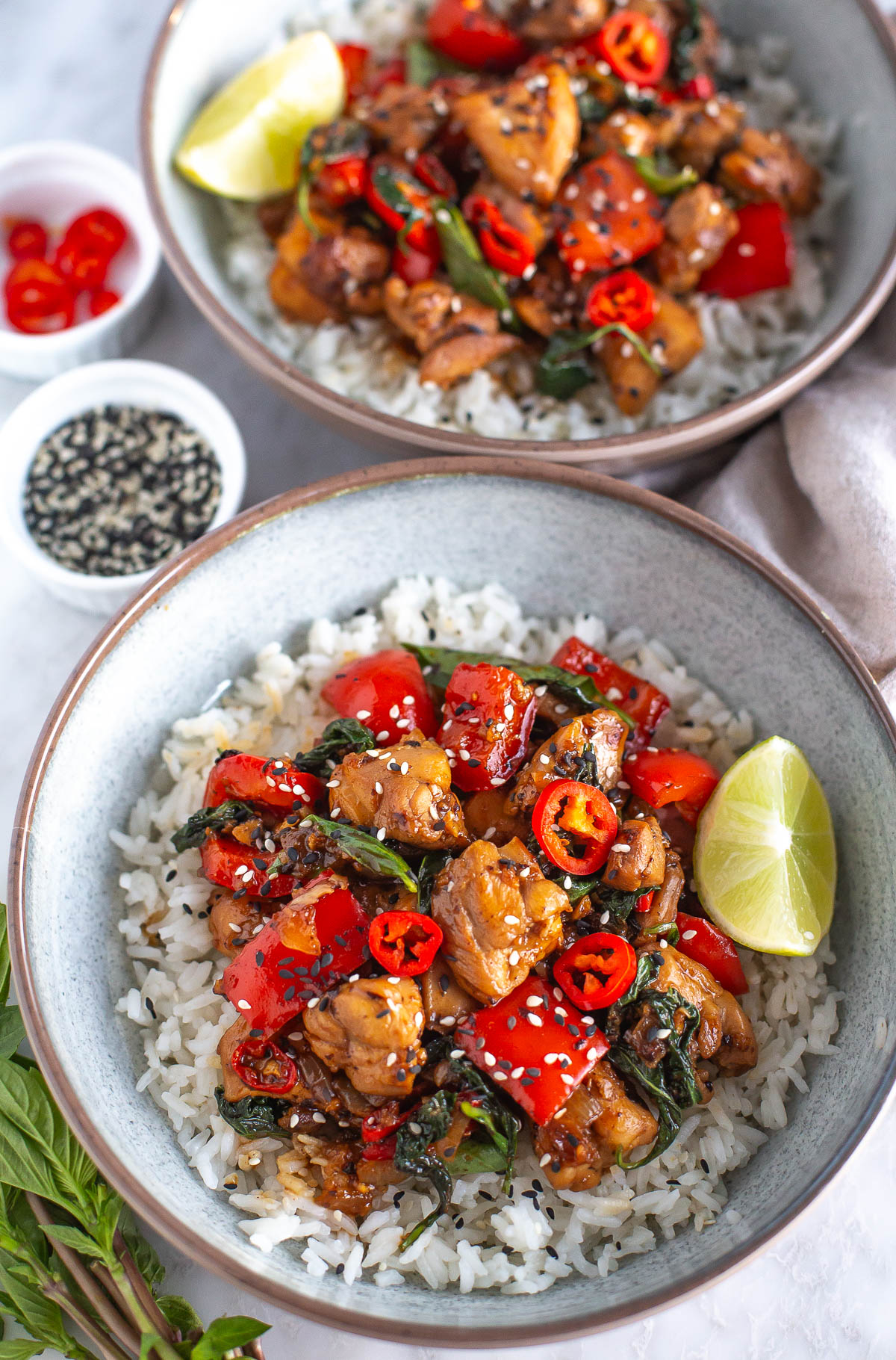 Thai basil chicken