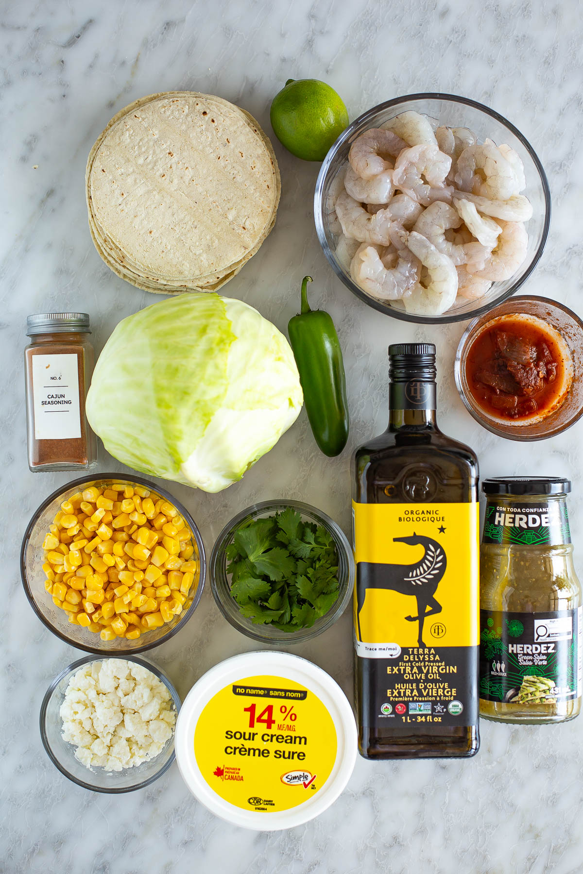 Blackened shrimp tacos ingredients
