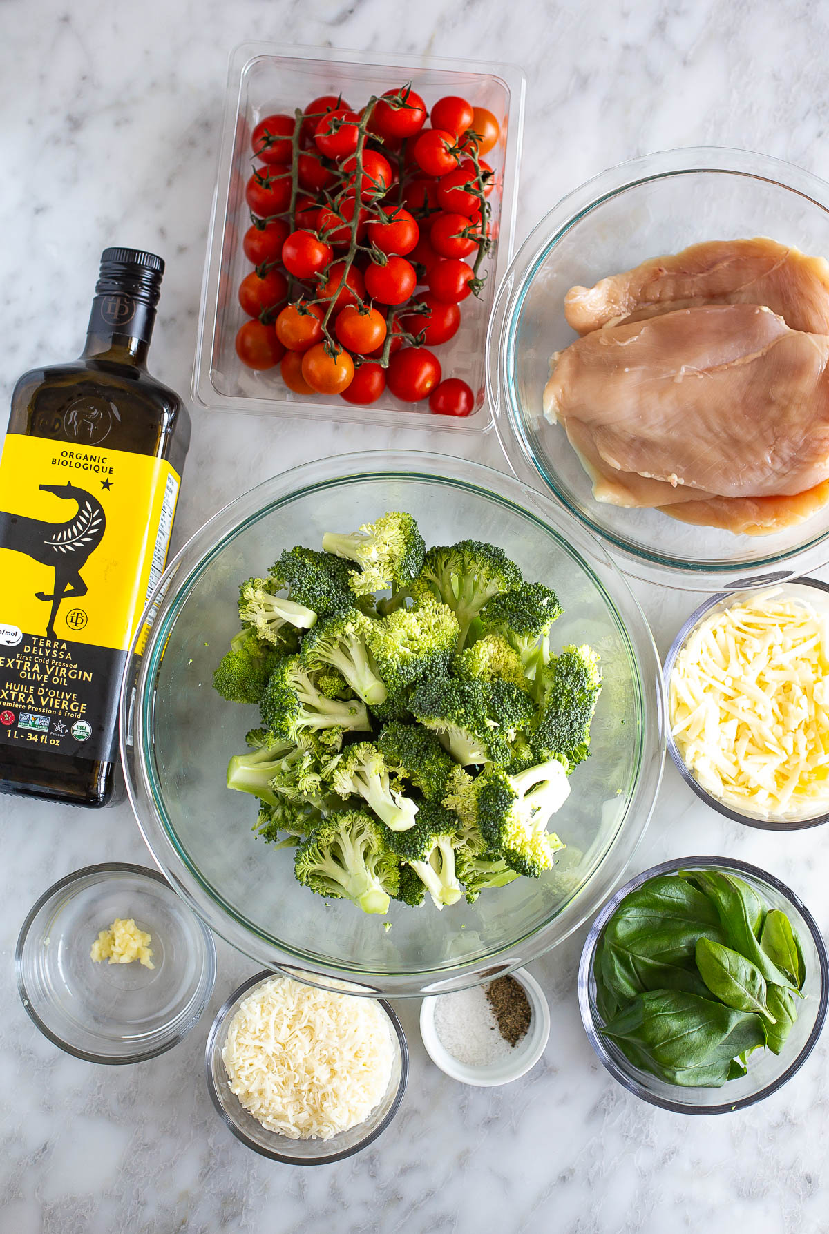 Grilled chicken margherita ingredients