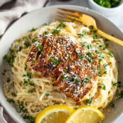 Creamy lemon chicken pasta