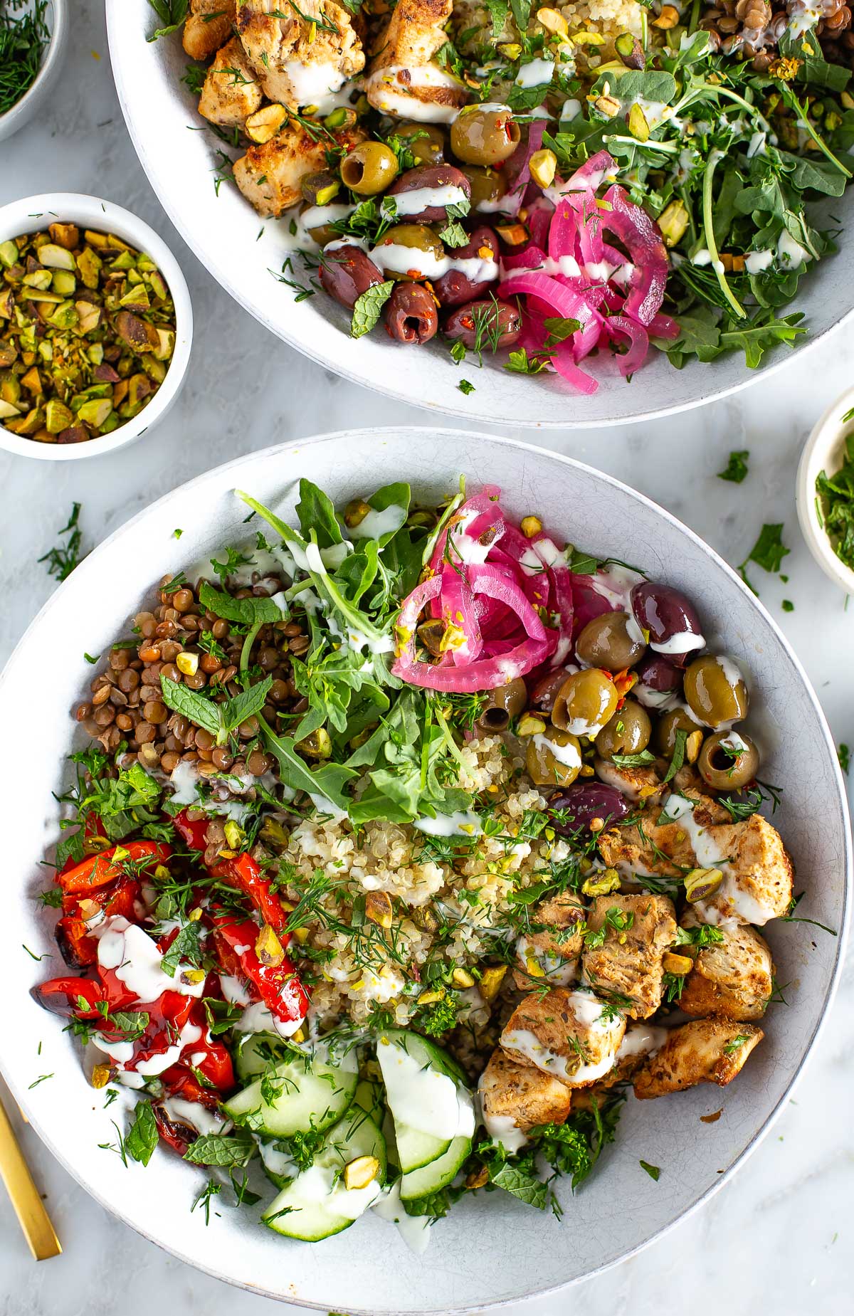 Chicken quinoa bowl