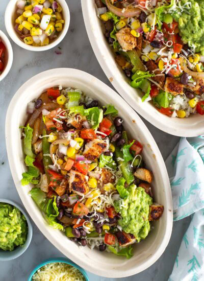 Copycat chipotle burrito bowl