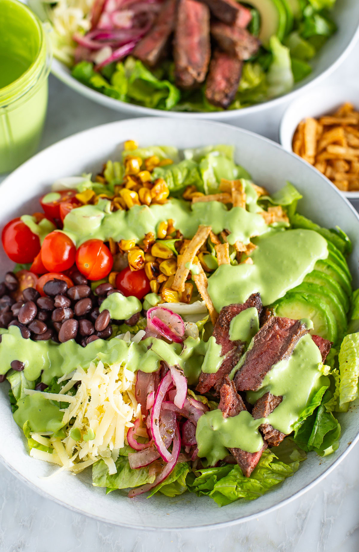 Southwest steak salad