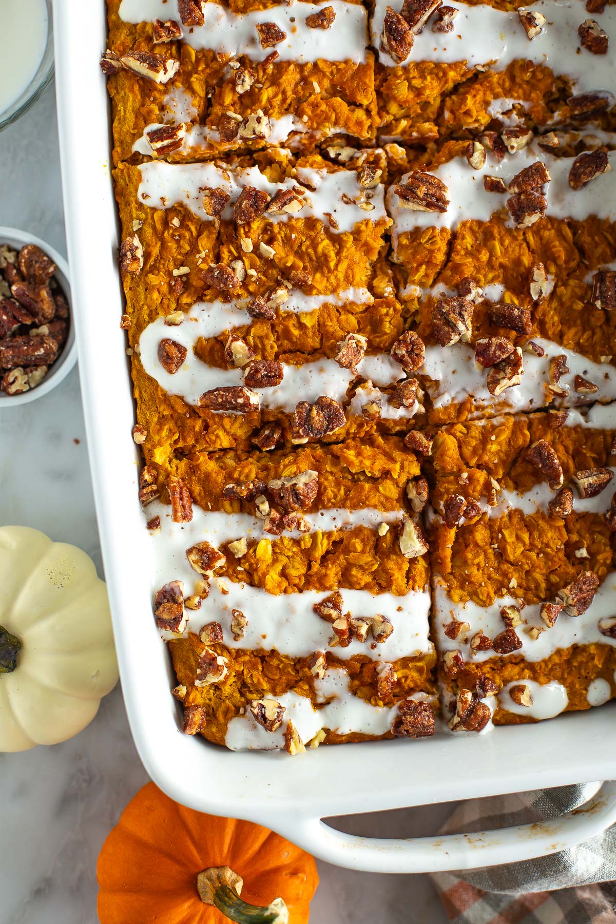 Pumpkin baked oatmeal