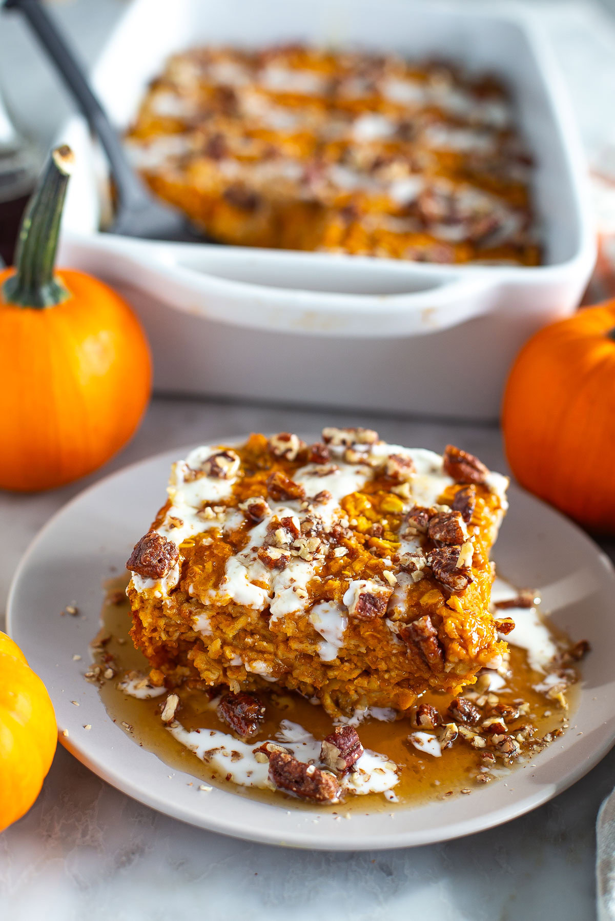 Pumpkin baked oatmeal