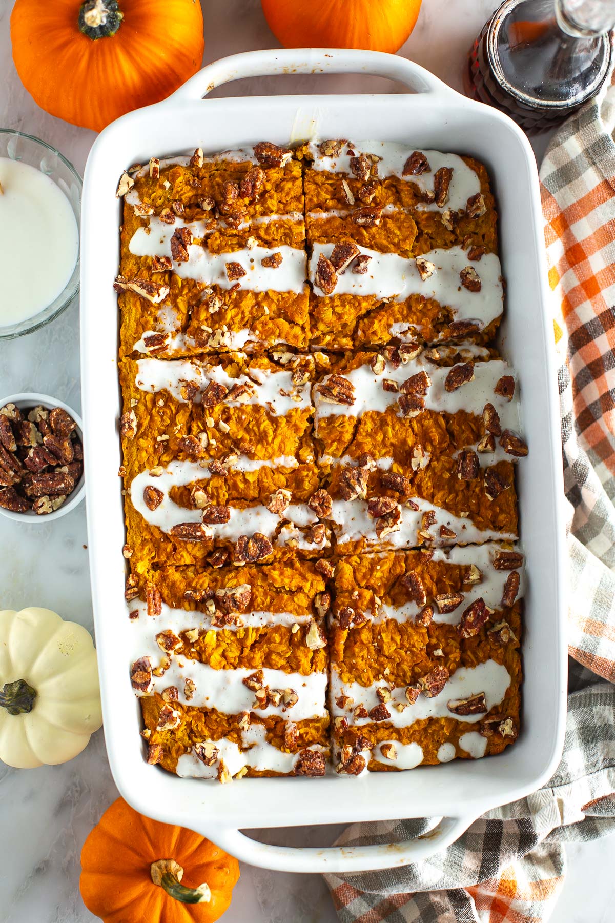 Pumpkin baked oatmeal