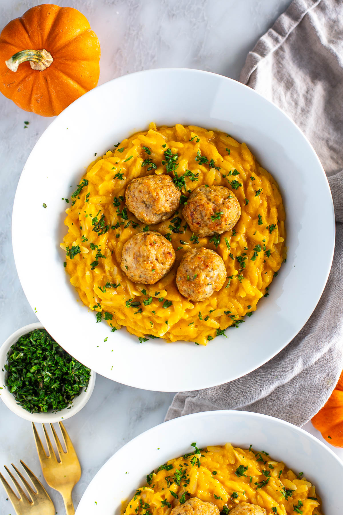 Butternut squash orzo